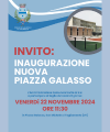 Inaugurazione nuova Piazza Galasso a San Michele al Tagliamento: 22 novembre, ore 11:30